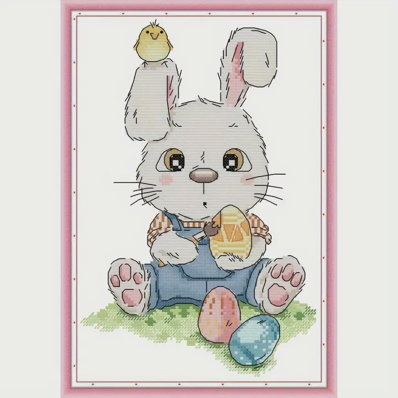 Stamped Cross Stitch Kit - Hoppy Painter 14CT