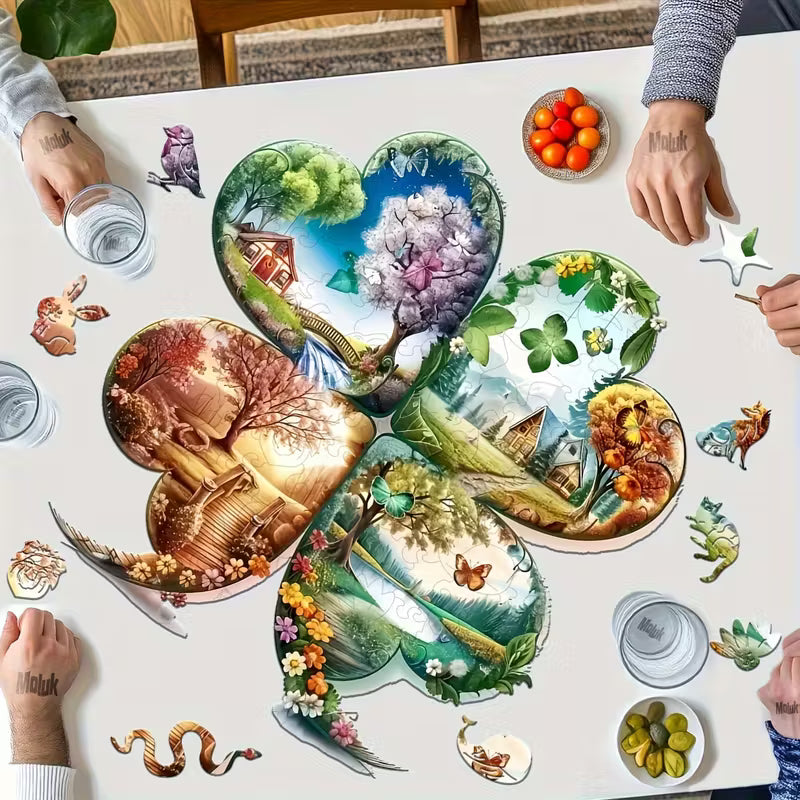 Wooden Puzzle - Four Seasons