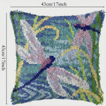 Load image into Gallery viewer, Latch Hook Cushion Kit - Blue Skies &amp; Dragonflies
