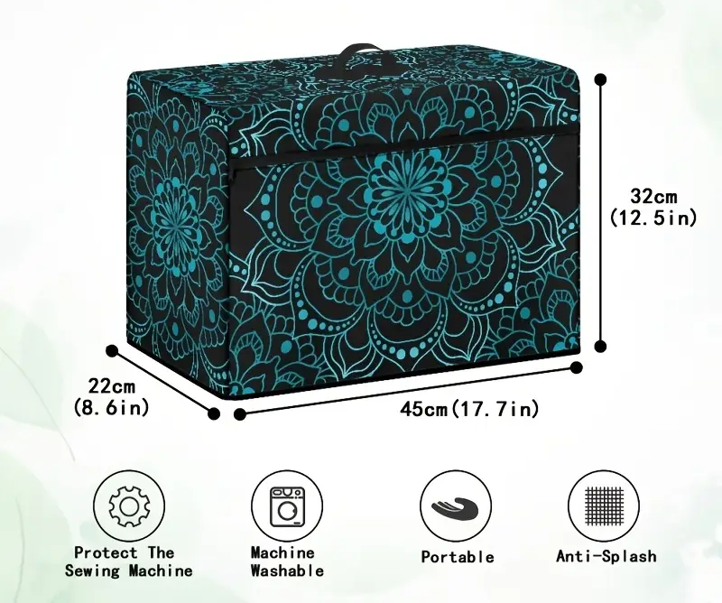 Sewing Machine Dust Cover - Bohemian