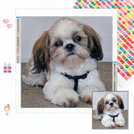 Load image into Gallery viewer, Shih Tzu Diamond Art 30cm x 30cm
