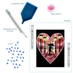 Load image into Gallery viewer, Diamond Dotz® In Love Diamond Painting Kit – 40cm x 30cm
