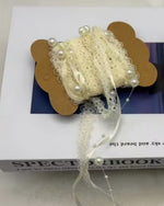 Load image into Gallery viewer, Pearl Chain Ribbon 3m roll
