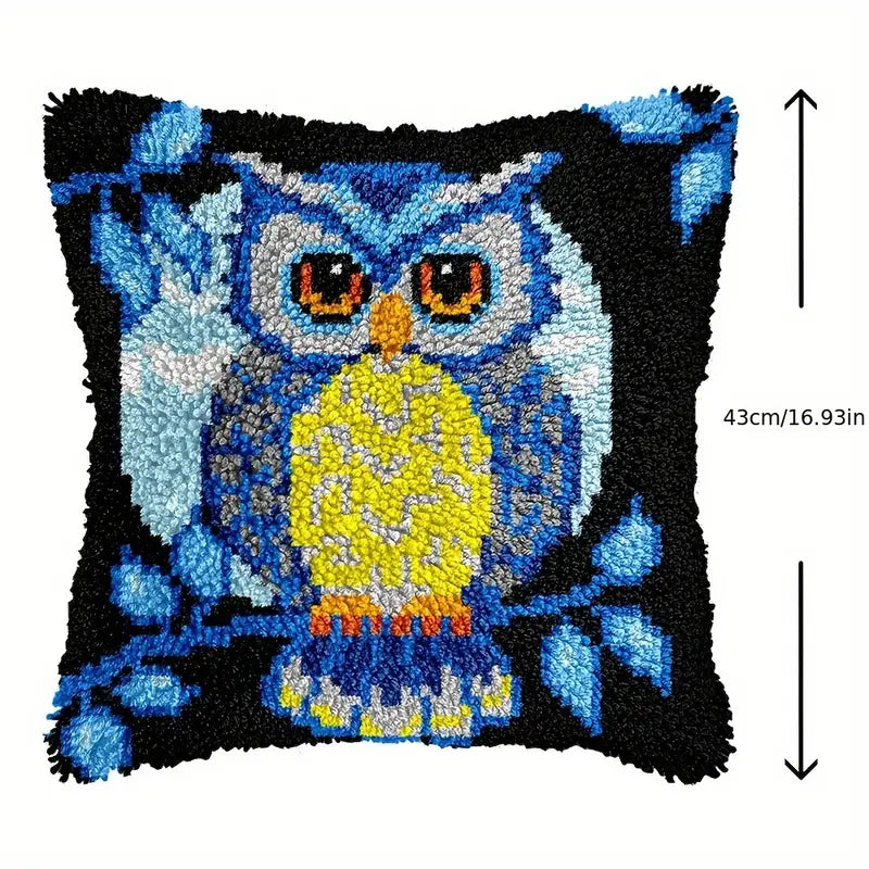 Latch Hook Cushion Kit - Owl