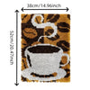 Latch Hook Rug Kit - Coffee Time