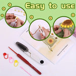 Load image into Gallery viewer, Crochet Kit - Sunflower Bag  - Green
