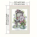 Load image into Gallery viewer, Stamped Cross Stitch Kit - Tulip Tranquility 14CT
