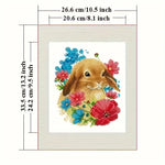 Load image into Gallery viewer, Stamped Cross Stitch Kit - Springtime Bunny 11CT
