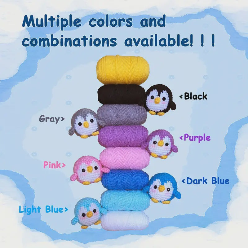 Amigurumi Kit - Two Cute Penquin's