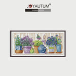 Load image into Gallery viewer, Counted Cross Stitch - Windowsill Flowers 14CT
