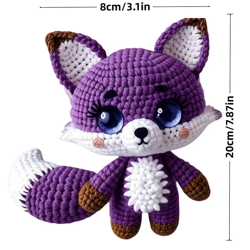 Amigurumi Kit - Purple Fox
