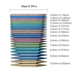 Load image into Gallery viewer, Interchangeable 13 Pair Circular Knitting Needle Set (Multi)
