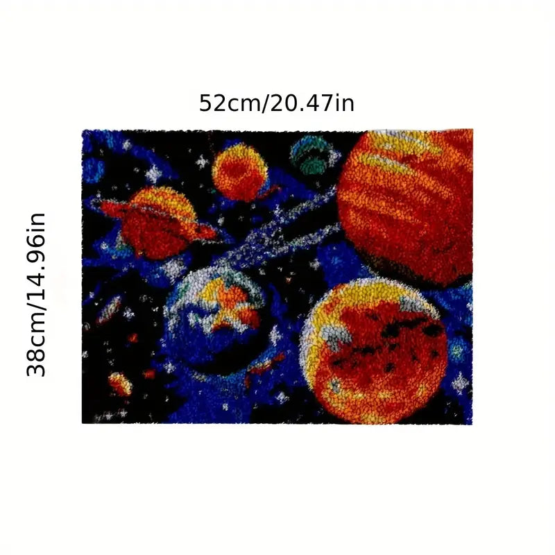 Latch Hook Rug Kit - Space