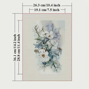 Stamped Cross Stitch Kit - Floral Harmony 14CT