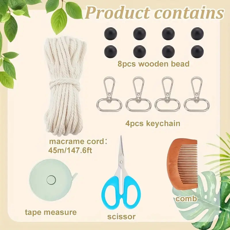 Macrame Wise Knots Owl Craft Kit