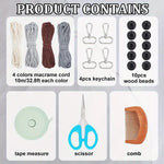 Load image into Gallery viewer, Macrame Wise Knots Owl  Keychain Kit
