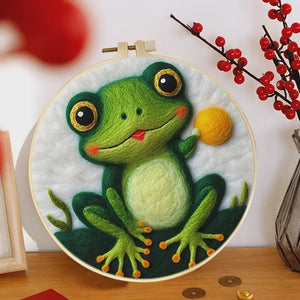Needle Painting -  Happy Frog