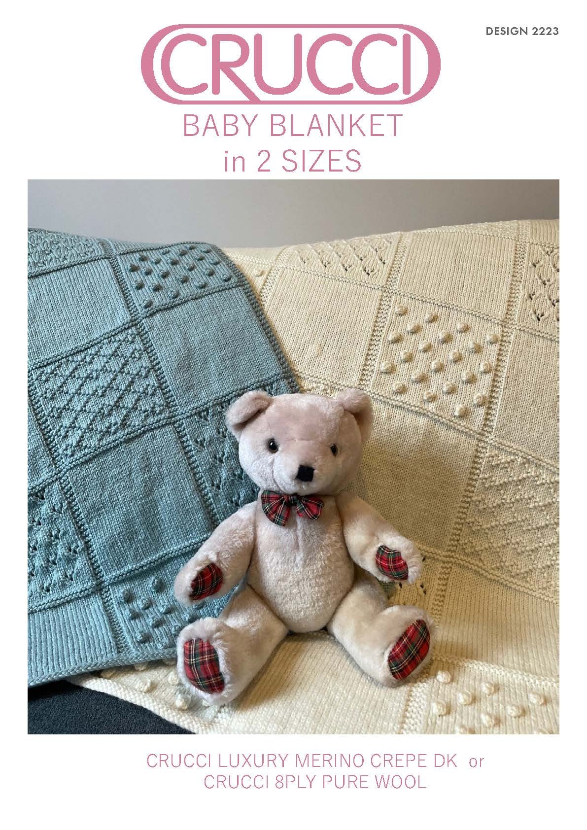 Knitting Pattern - Baby Patchwork Blanket - 2223