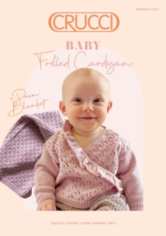 Knitting Pattern - 2317 Frilled Cardigan & Blanket 4Ply