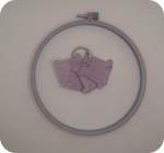 Load image into Gallery viewer, Embroidery Hoops &amp; Floss Bobbins - 6&quot;
