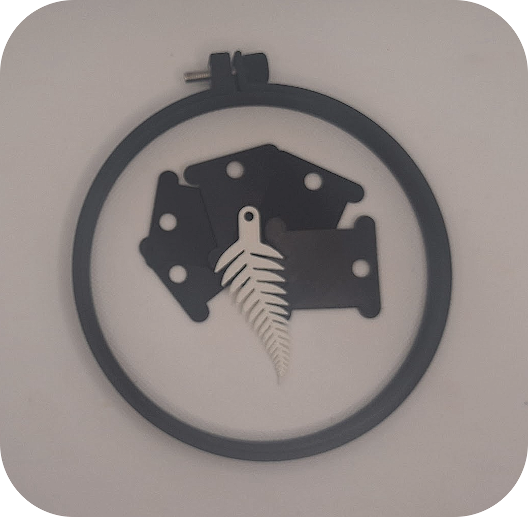 Embroidery Hoops & Floss Bobbins - 7"