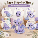 Load image into Gallery viewer, Needle Felting -Little Spark the Felted Dragon
