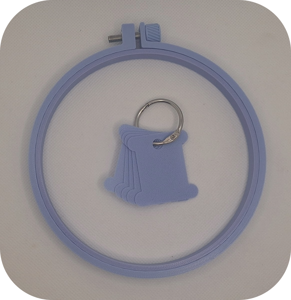 Embroidery Hoops & Floss Bobbins - 5"