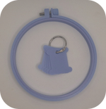 Load image into Gallery viewer, Embroidery Hoops &amp; Floss Bobbins - 5&quot;
