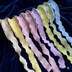 将图片加载到图库查看器，Fishtail Chiffon Ribbon 24mm x 2M roll
