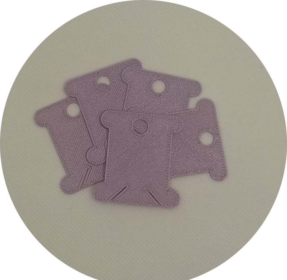 Embroidery Hoops & Floss Bobbins - 6"