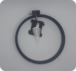 Load image into Gallery viewer, Embroidery Hoops &amp; Floss Bobbins - 7&quot;
