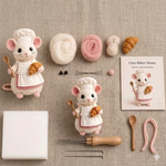 Load image into Gallery viewer, Needle Felting - Patisserie Mouse
