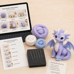 Load image into Gallery viewer, Needle Felting -Little Spark the Felted Dragon
