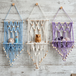 Load image into Gallery viewer, Macrame Kit For Beginners - Boho Hanging Bookshelf / Hammock
