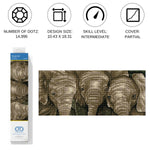 Load image into Gallery viewer, Diamond Dotz® Trunk Call Diamond Painting Kit – 26.5cm x 46.5cm
