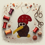 Load image into Gallery viewer, Felt Applique Kit - Kevin Kiwi Kit
