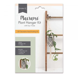Macrame Four Twists Plant Hanger Kit