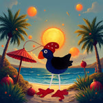 Load image into Gallery viewer, Felt Applique Kit - Penelope Pukeko Kit
