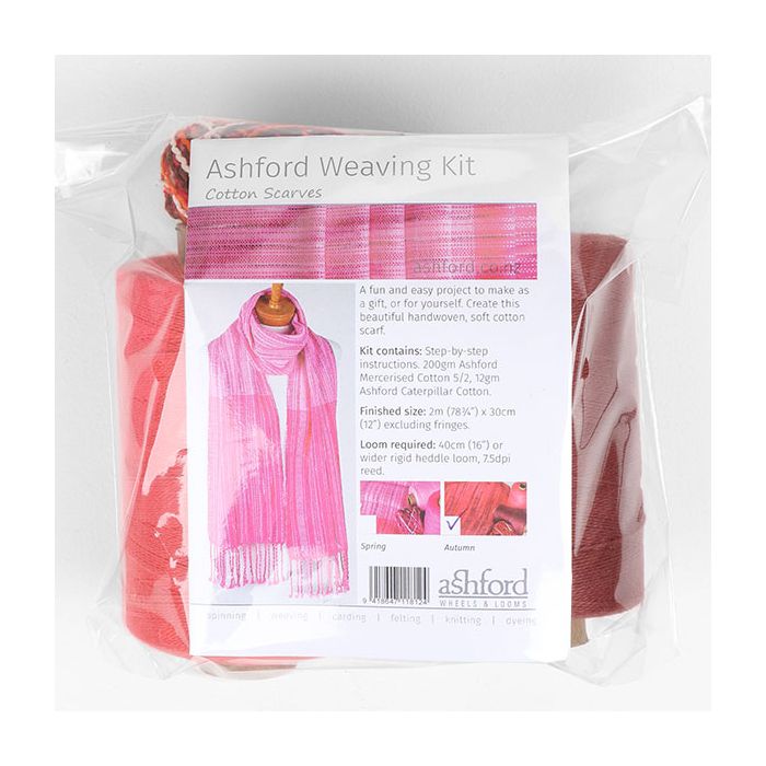 Ashford Weaving Kit 2- Cotton Scarf
