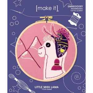 Embroidery Little Miss Lama