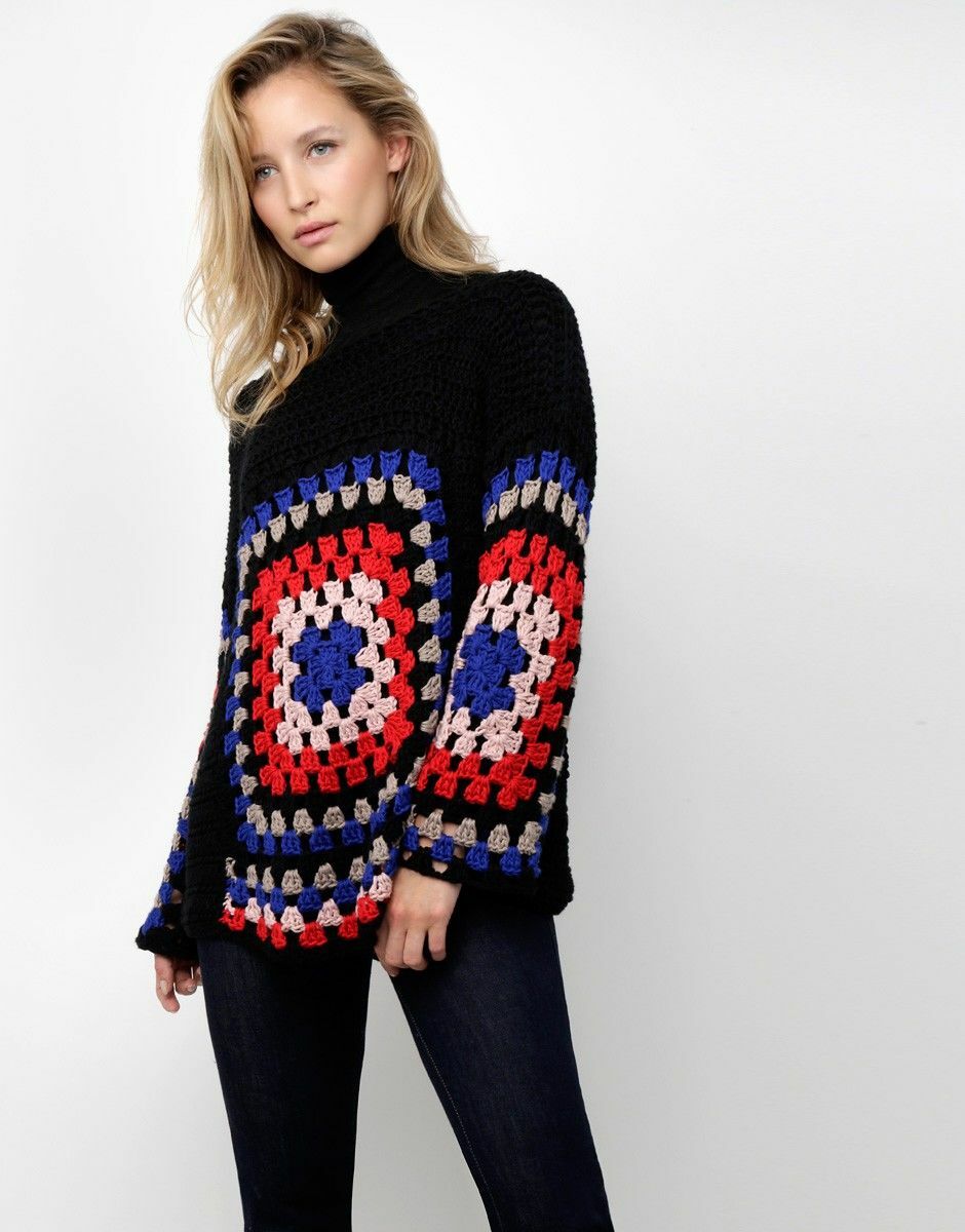 Dot Cotton Sweater - Advanced Crochet Pattern