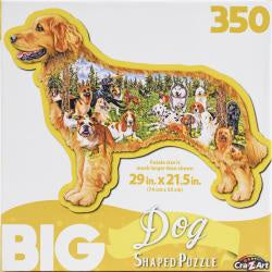 Big Shaped Jigsaw Puzzle - Dog Park - 350 Piece