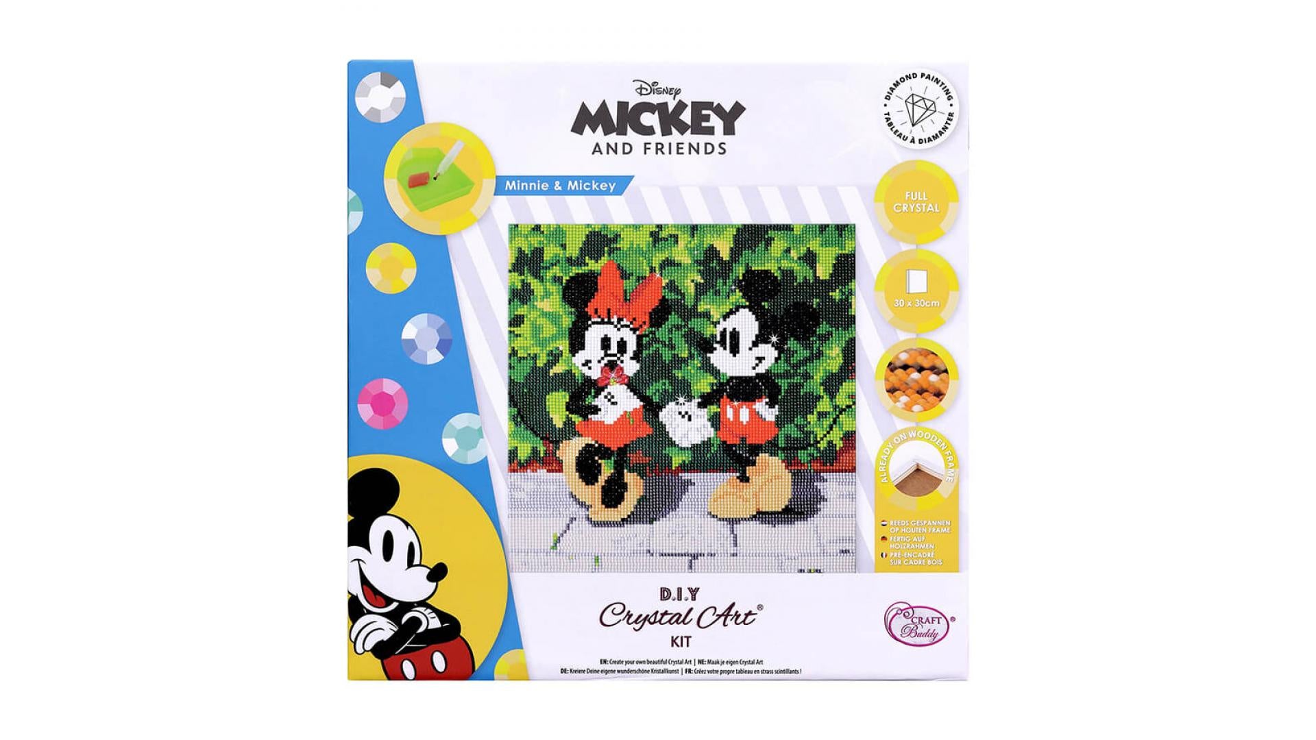 Crystal Art Kit - Minnie & Mickey