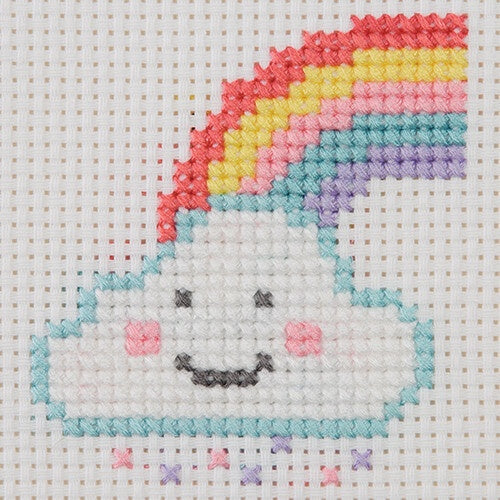 Anchor 1st Kit: Cross Stitch – Rainbow Cloud