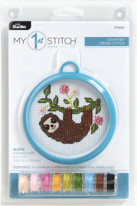 Counted Cross Stitch - Sloth