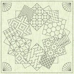 Load image into Gallery viewer, Sashiko Squares - Cream - 12&quot; x 12&quot;
