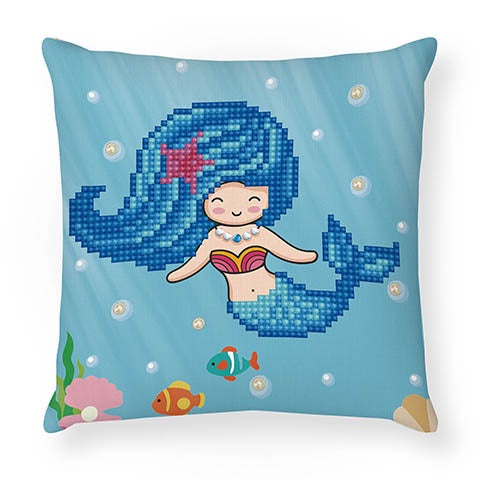 Diamond Dotz - Pearl Swimmer Mini Pillow