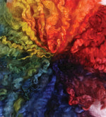 Load image into Gallery viewer, English Leicester Rainbow Dyed Fibre
