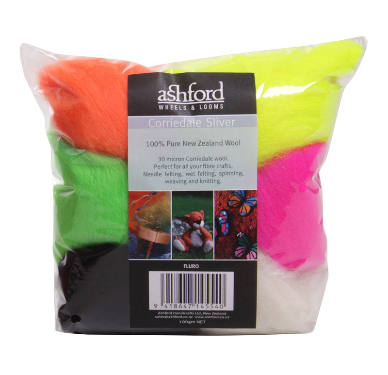 Corriedale Colour Theme Packs - 100gm Pack