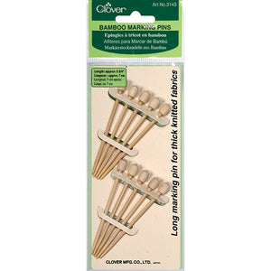 Clover : Bamboo Marking Pins